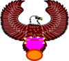 Eagle With Medal Clip Art